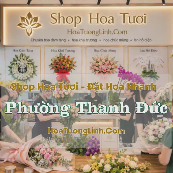 Tiệm Hoa Tươi Phường Thanh Đức, Vĩnh Long - Đặt Hoa Online