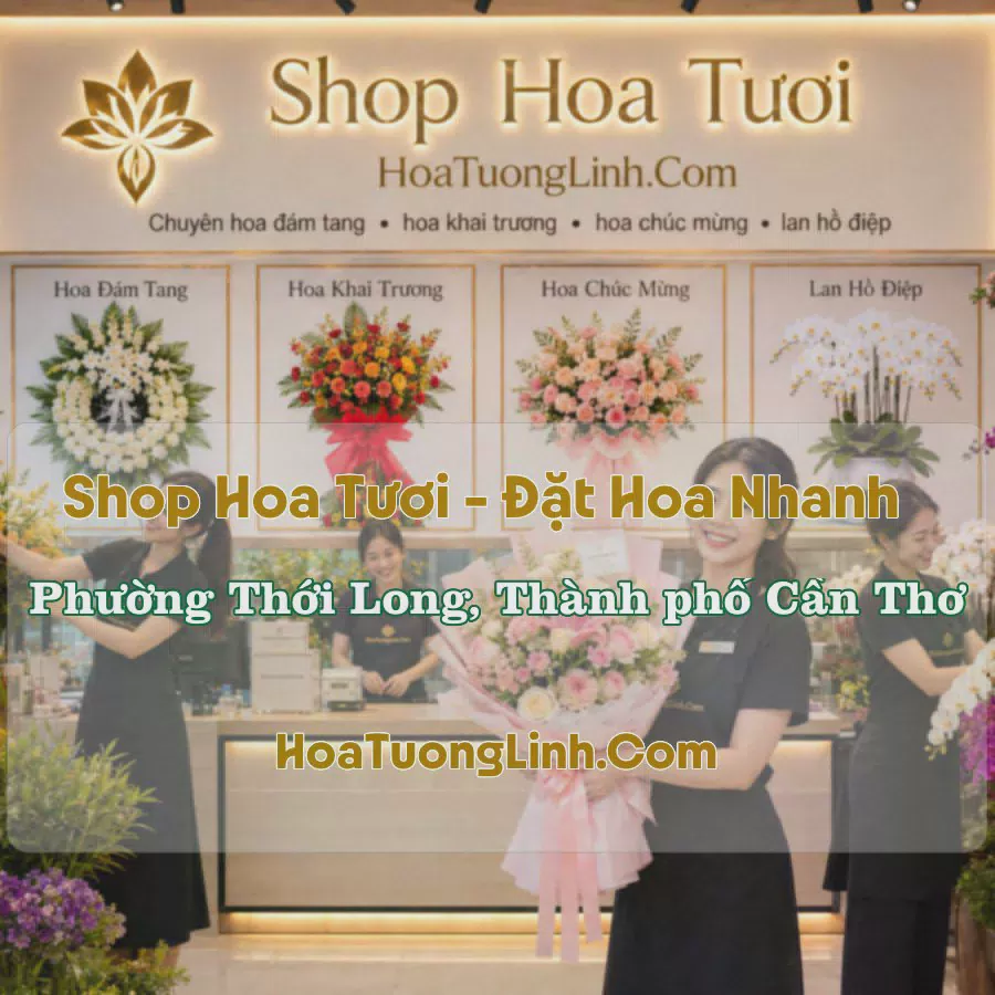 Đặt Hoa Phường Thới Long, Cần Thơ - Thiết Kế Theo Yêu Cầu