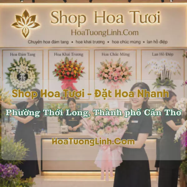 Đặt Hoa Phường Thới Long, Cần Thơ - Thiết Kế Theo Yêu Cầu