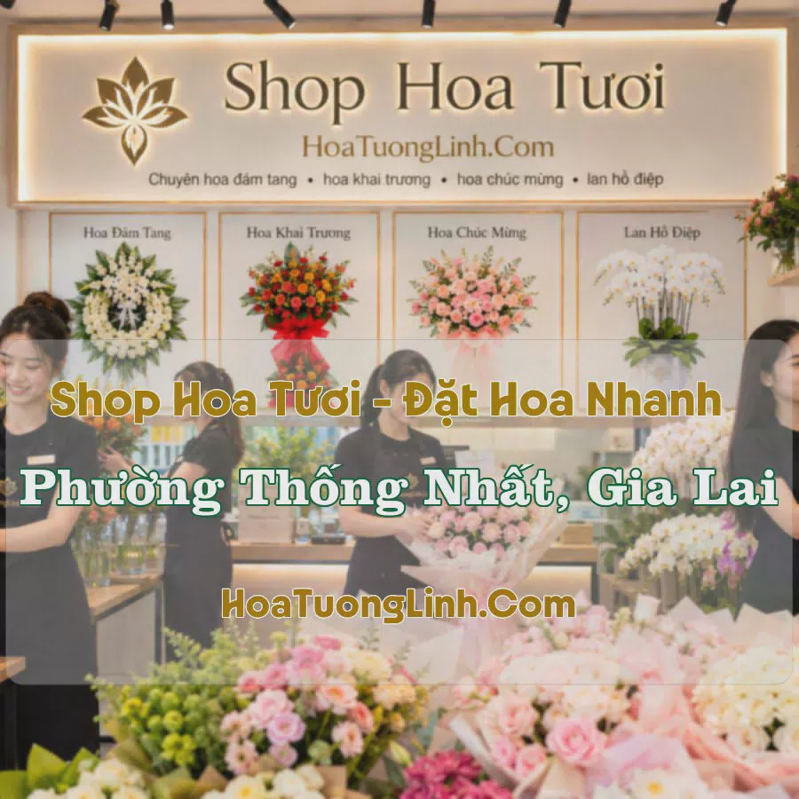 Tiệm Hoa Tươi Phường Thống Nhất, Gia Lai - Đặt Hoa Online