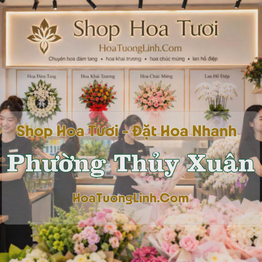 Giao Hoa Tươi Phường Thủy Xuân, Huế - Liên Hệ Chọn Mẫu