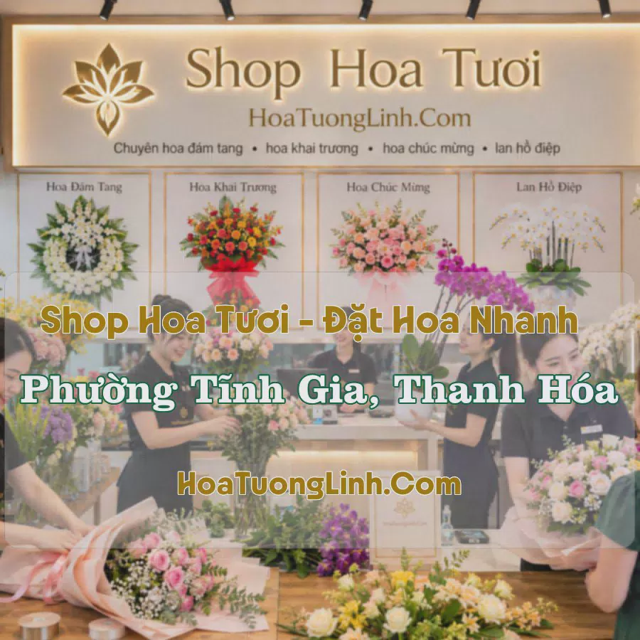 Cửa Hàng Hoa Tươi Phường Tĩnh Gia, Thanh Hóa - Nhiều Mẫu Đẹp