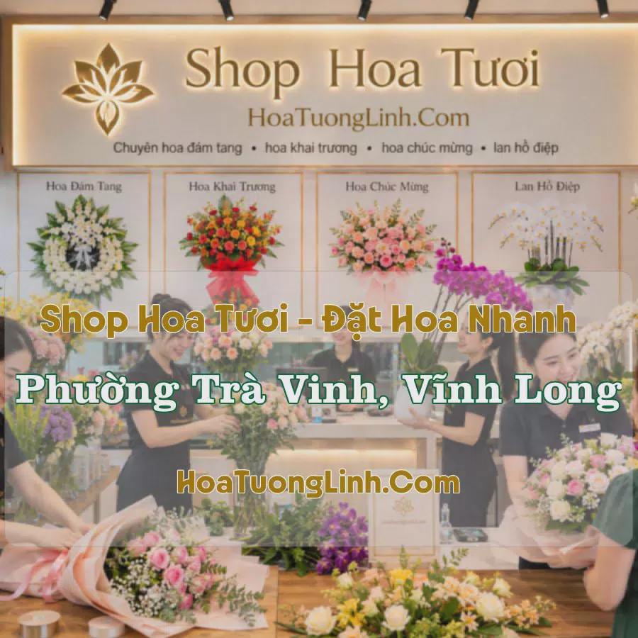 Shop Hoa Phường Trà Vinh, Vĩnh Long - Nhiều Kiểu Dáng