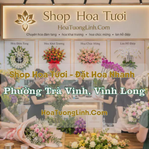Shop Hoa Phường Trà Vinh, Vĩnh Long - Nhiều Kiểu Dáng