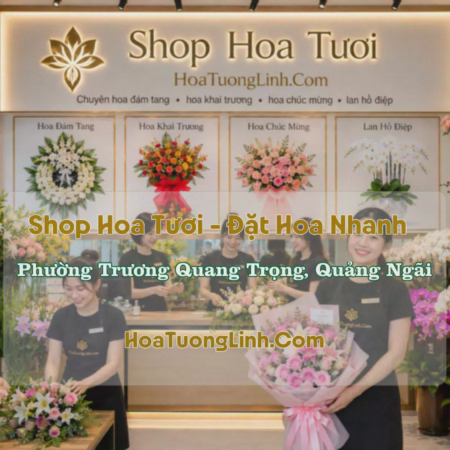 Shop Hoa Tươi Phường Trương Quang Trọng, Quảng Ngãi - Giao Tận Nơi
