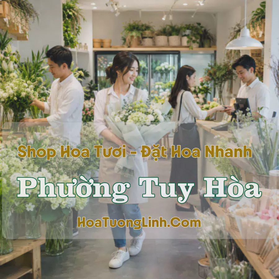 Shop Hoa Phường Tuy Hòa, Đắk Lắk - Thiết Kế Theo Yêu Cầu