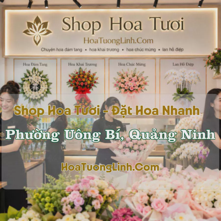 Đặt Hoa Phường Uông Bí, Quảng Ninh - Thiết Kế Theo Yêu Cầu