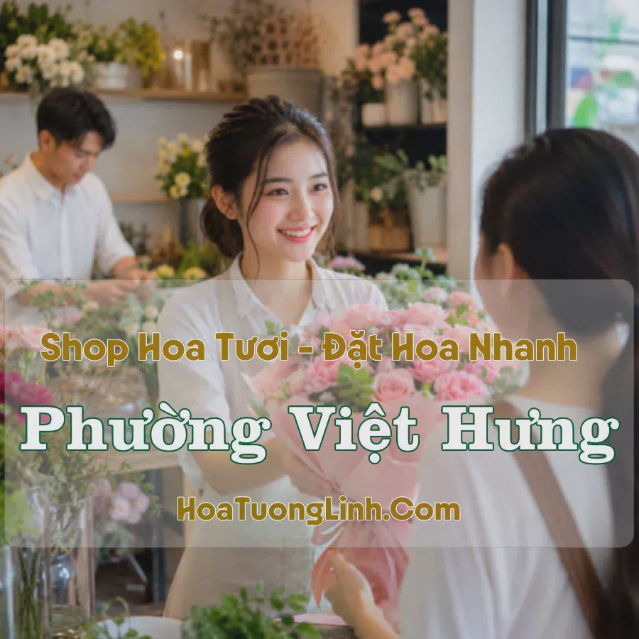 Cửa Hàng Hoa Phường Việt Hưng, Chọn Đúng Kiểu