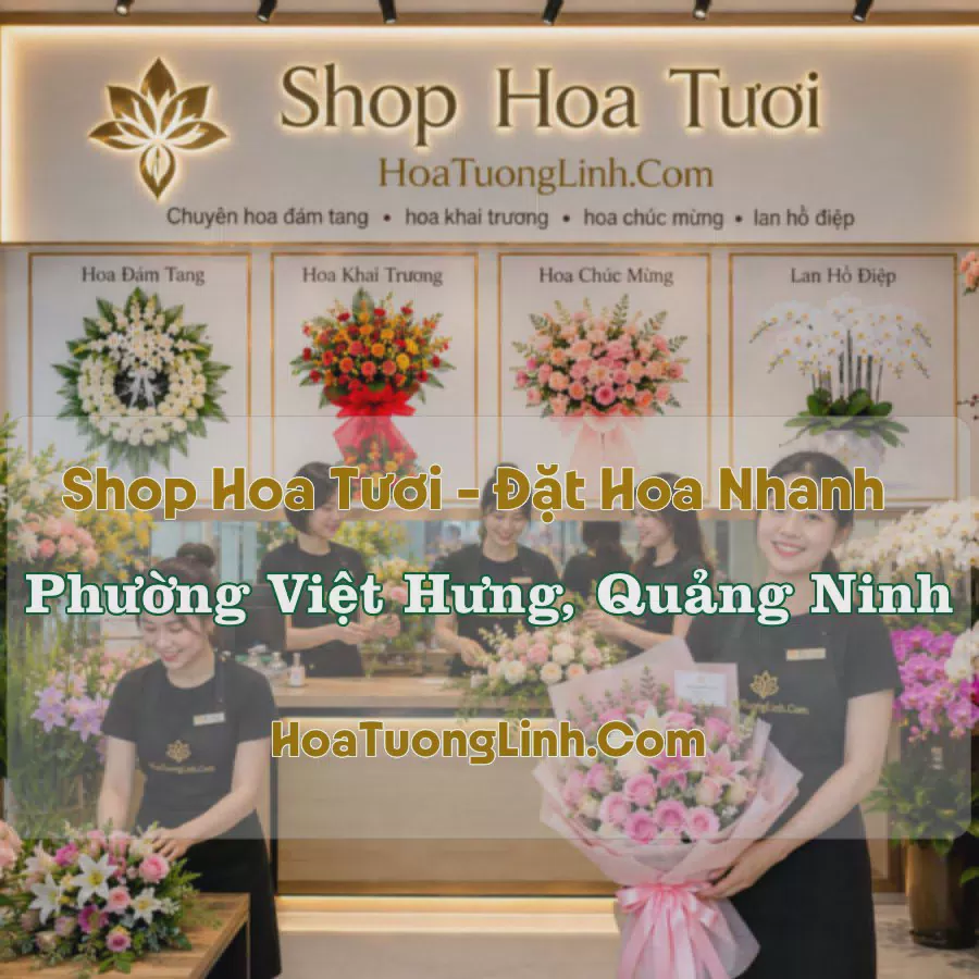 Shop Hoa Tươi Phường Việt Hưng, Quảng Ninh - Giao Tận Nơi