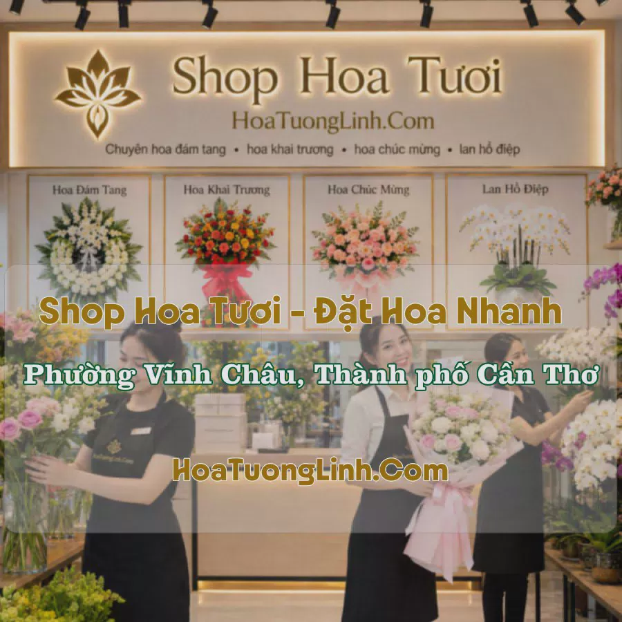 Shop Hoa Phường Vĩnh Châu, Cần Thơ - Nhiều Kiểu Dáng
