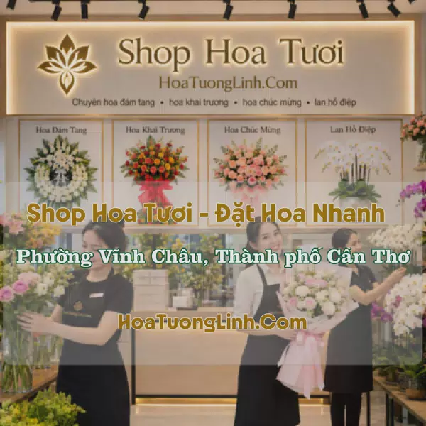 Shop Hoa Phường Vĩnh Châu, Cần Thơ - Nhiều Kiểu Dáng