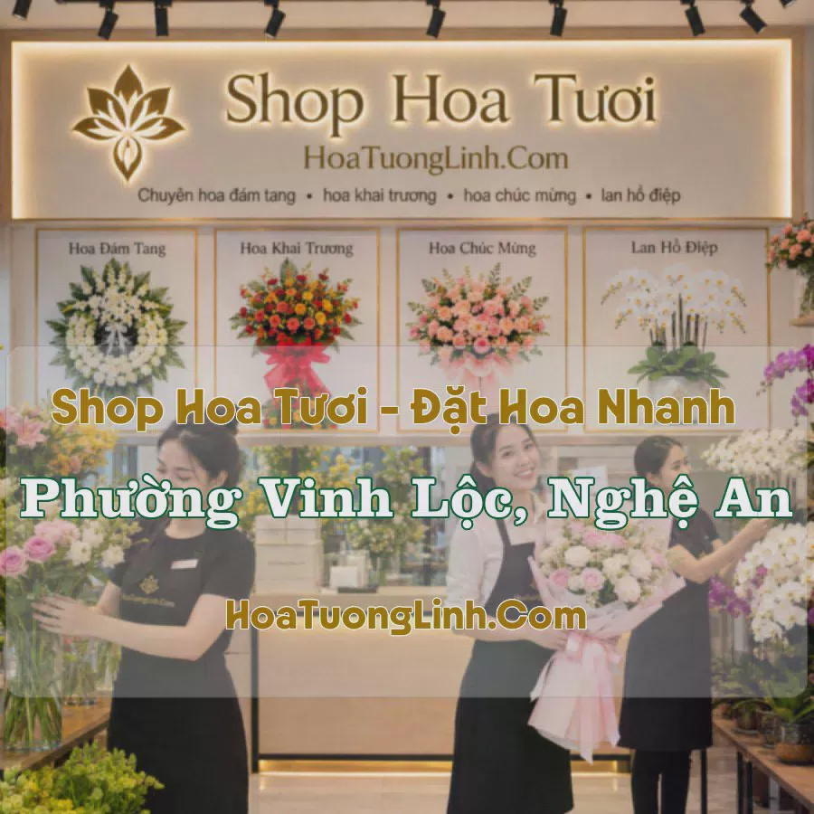 Tiệm Hoa Tươi Phường Vinh Lộc, Nghệ An - Đặt Hoa Online