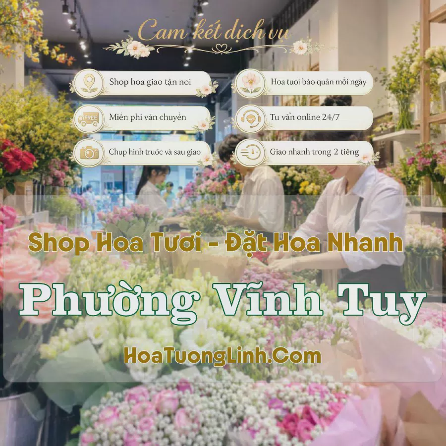 Shop Hoa Tươi Phường Vĩnh Tuy - Hà Nội