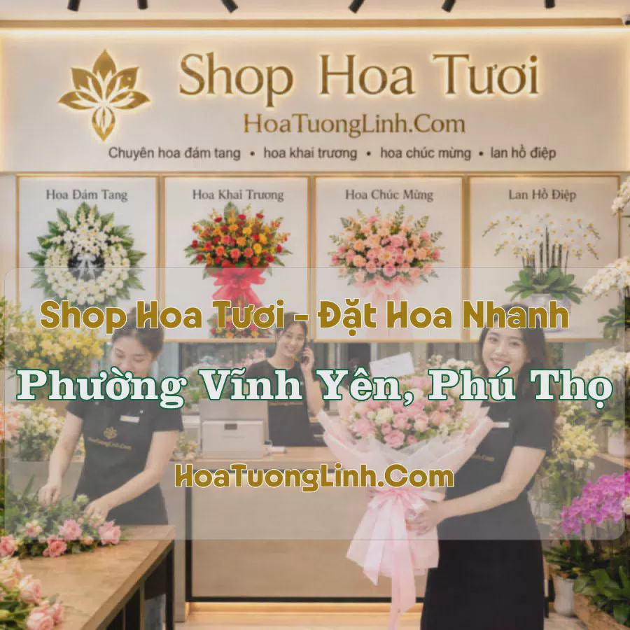 Shop Hoa Tươi Phường Vĩnh Yên, Phú Thọ - Giao Tận Nơi