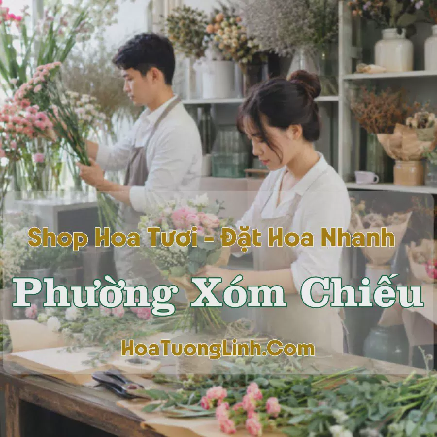 Tiệm Hoa Tươi Phường Xóm Chiếu, TP.HCM - Giao Tận Nơi