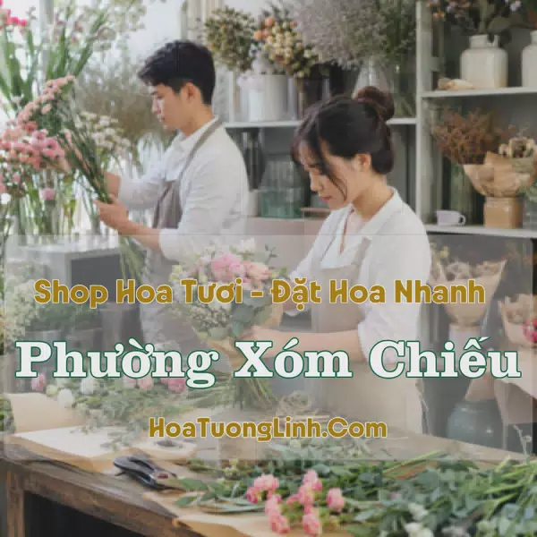 Tiệm Hoa Tươi Phường Xóm Chiếu, TP.HCM - Giao Tận Nơi