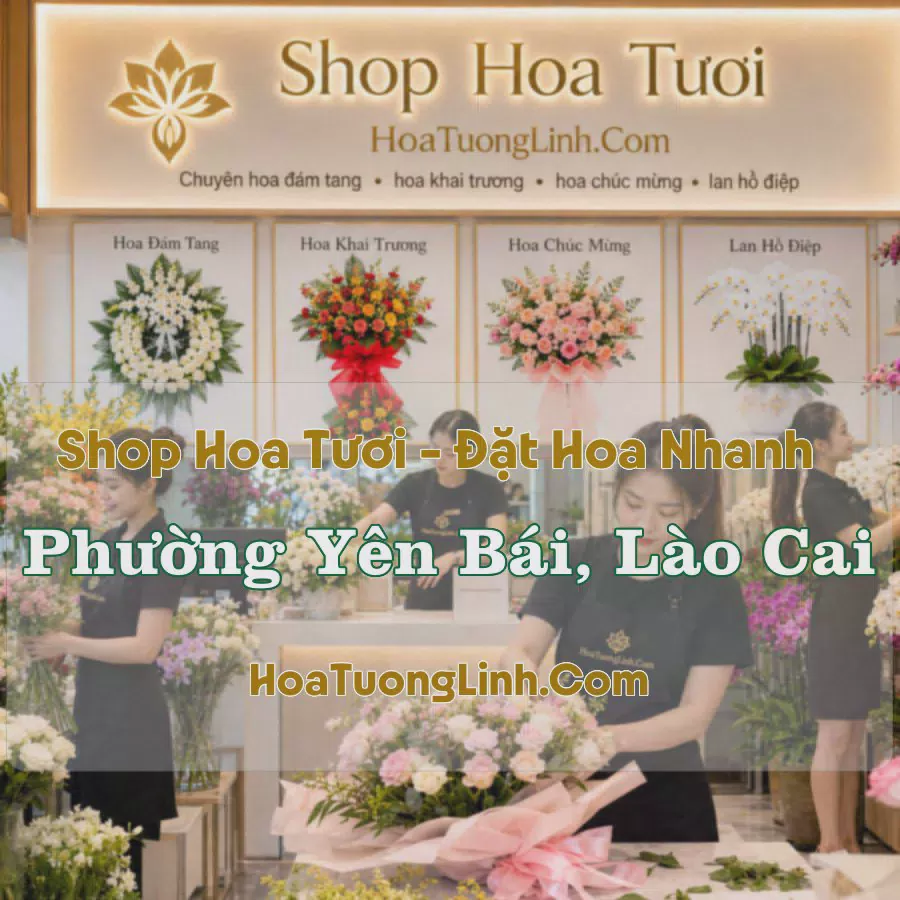 Giao Hoa Tươi Phường Yên Bái, Lào Cai - Liên Hệ Chọn Mẫu
