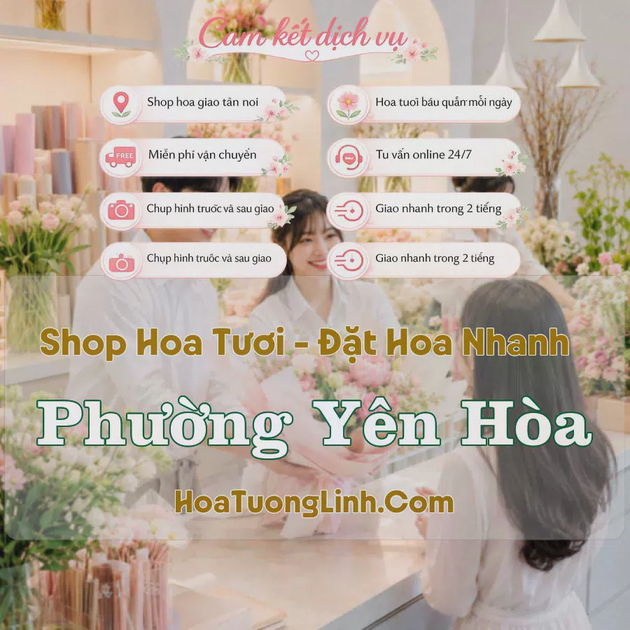 Shop Hoa Tươi Phường Yên Hòa - Hà Nội
