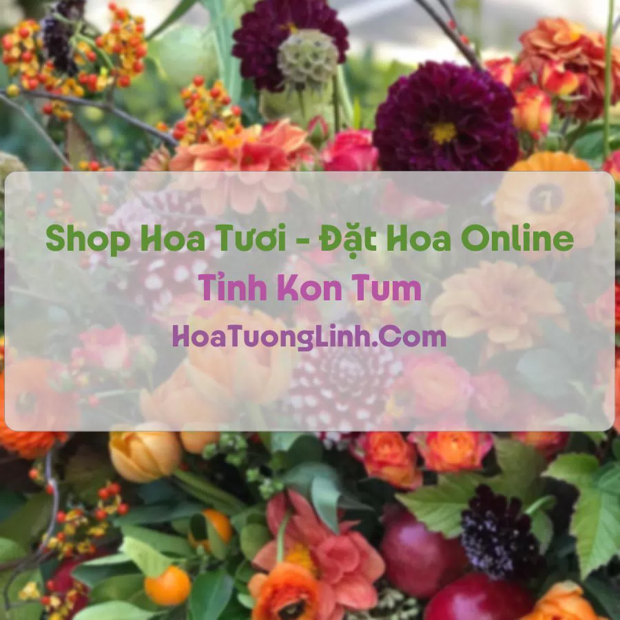 Shop Hoa Tươi Tại Kon Tum - Điện Hoa Tận Nơi