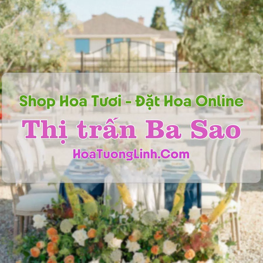 Shop Hoa Tươi Thị Trấn Ba Sao – Hà Nam