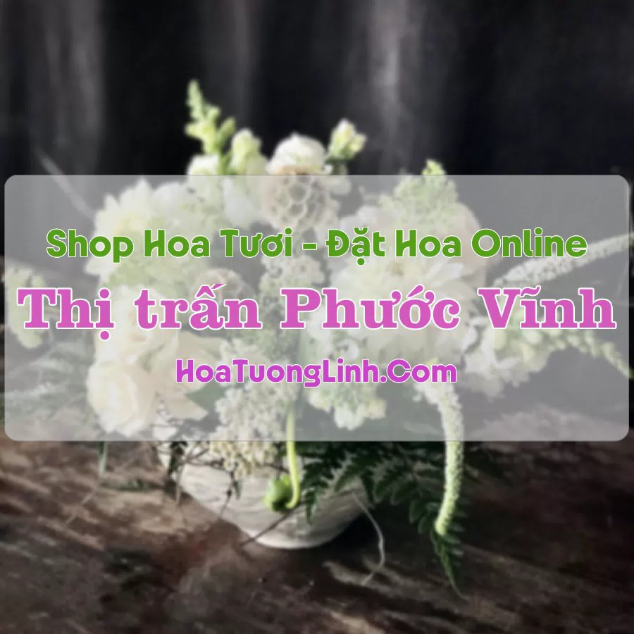Shop Hoa Tươi Thị trấn Phước Vĩnh – Bình Dương