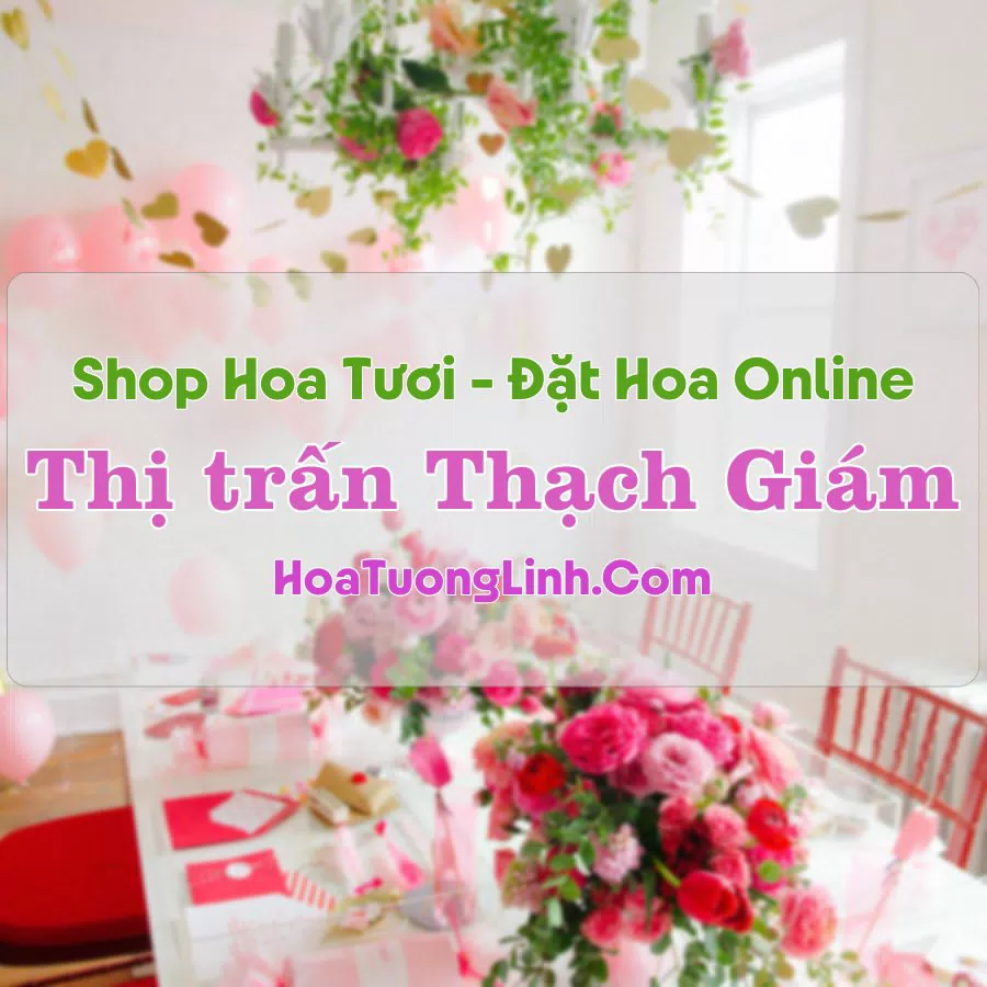 Shop Hoa Tươi Thị trấn Thạch Giám – Nghệ An