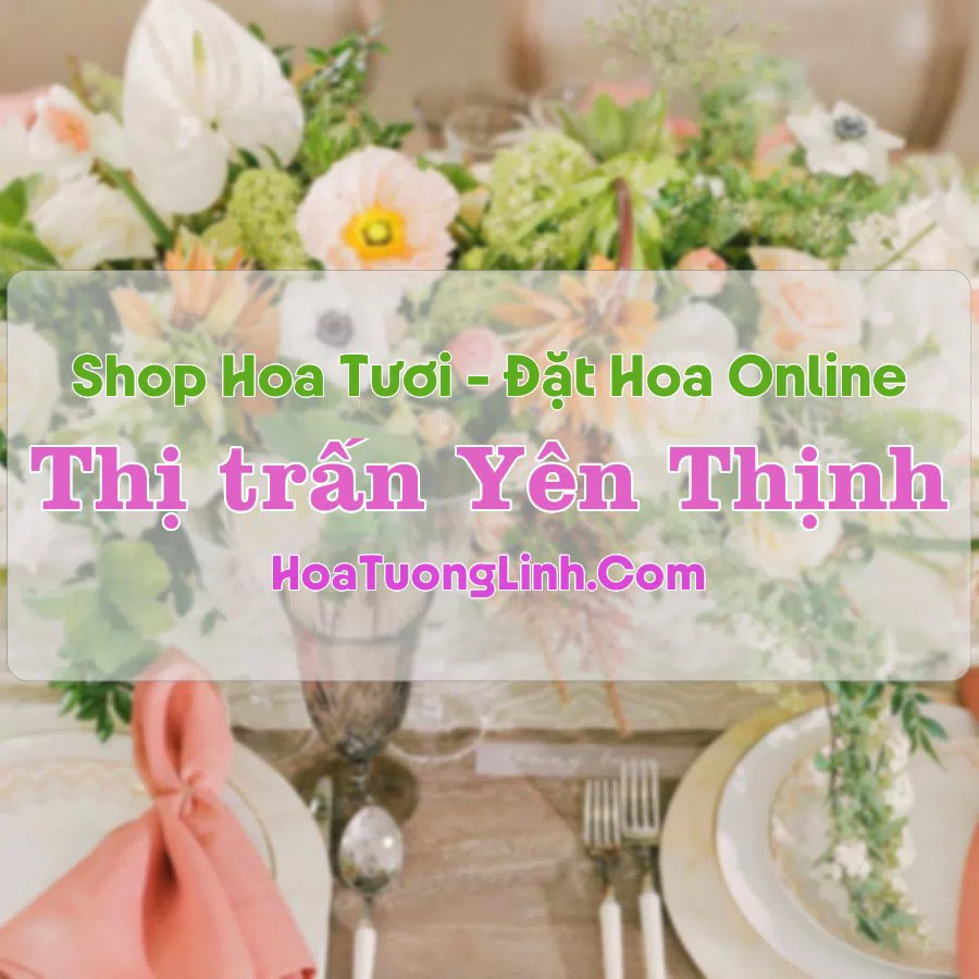 Shop Hoa Tươi Thị Trấn Yên Thịnh – Ninh Bình