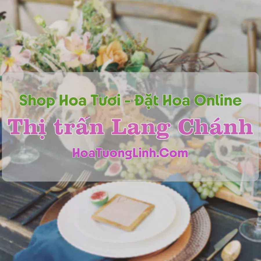 Shop Hoa Tươi Thị Trấn Lang Chánh - Thanh Hóa