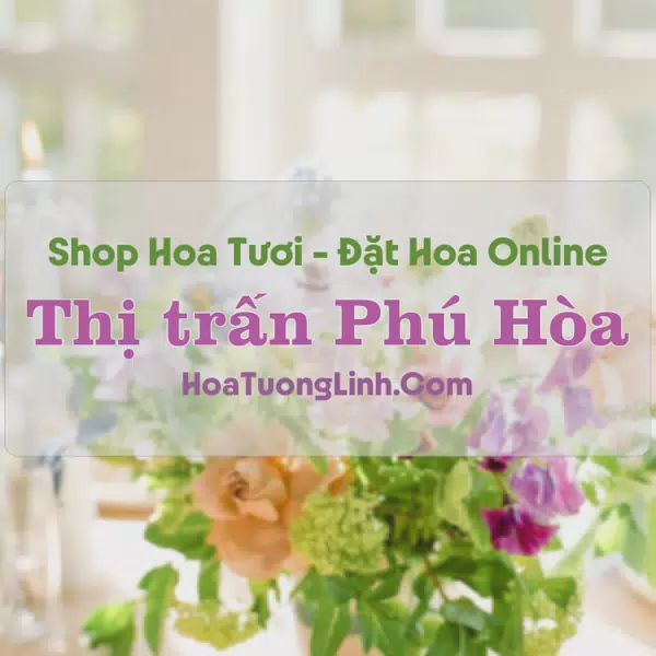 Shop Hoa Tươi Thị Trấn Phú Hòa - An Giang