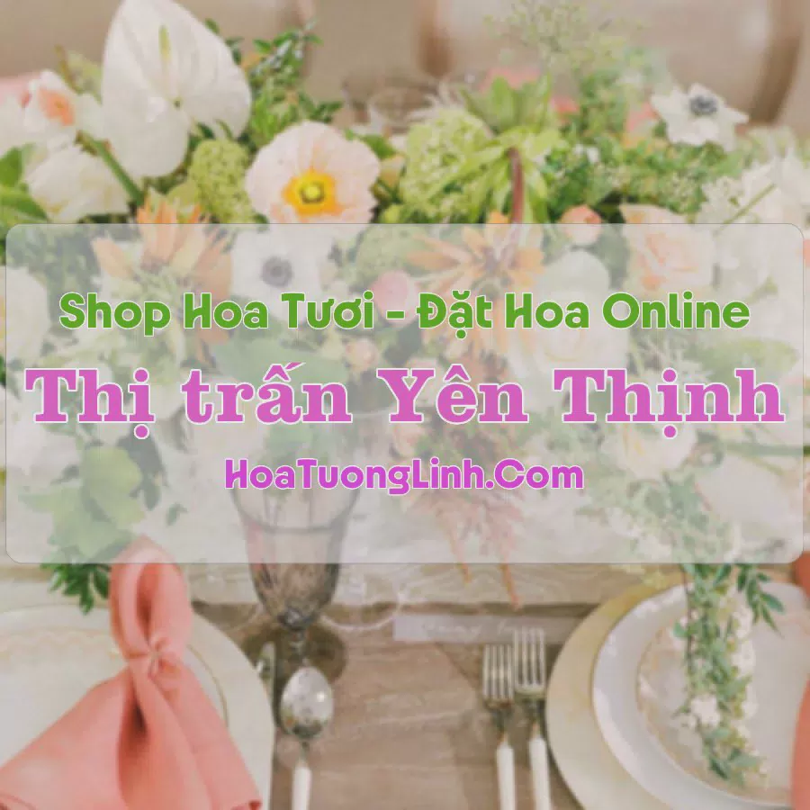 Shop Hoa Tươi Thị Trấn Yên Thịnh - Ninh Bình