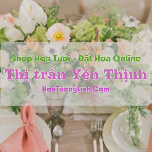 Shop Hoa Tươi Thị Trấn Yên Thịnh - Ninh Bình