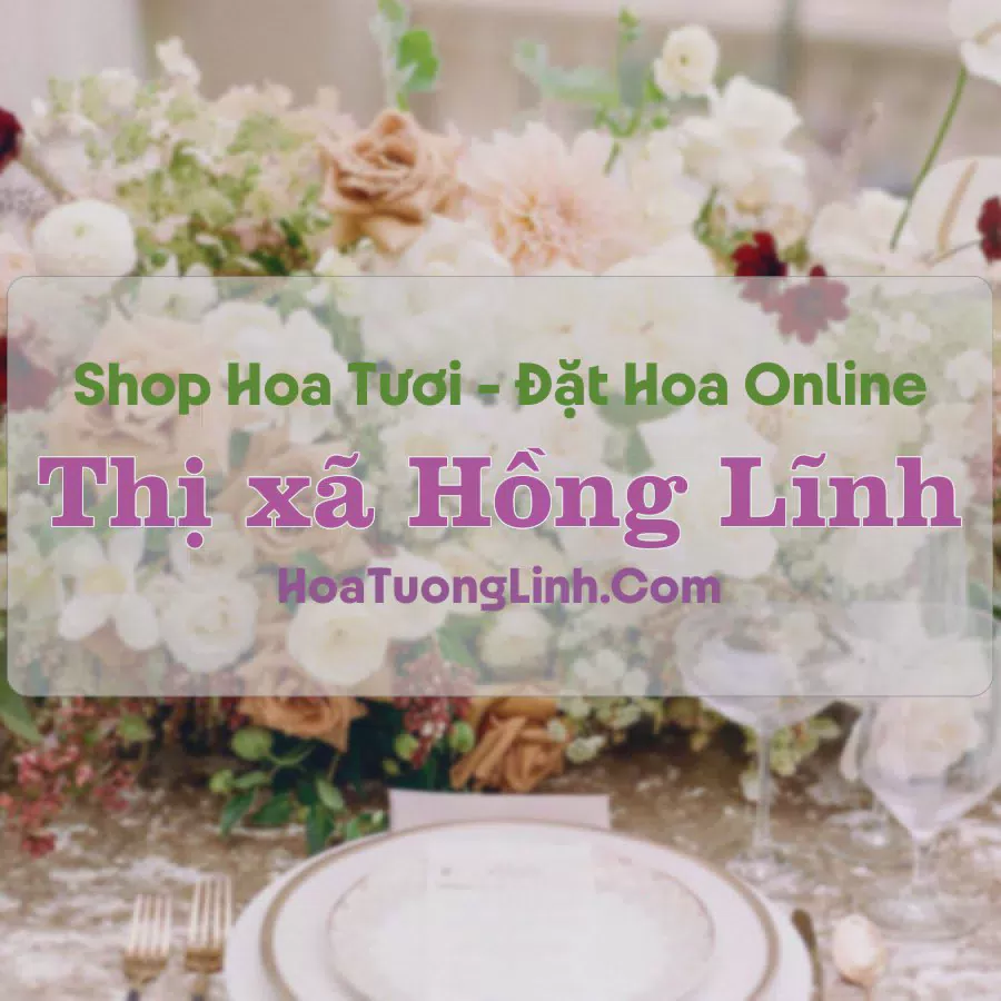 Shop Hoa Tươi Thị xã Hồng Lĩnh - Hà Tĩnh