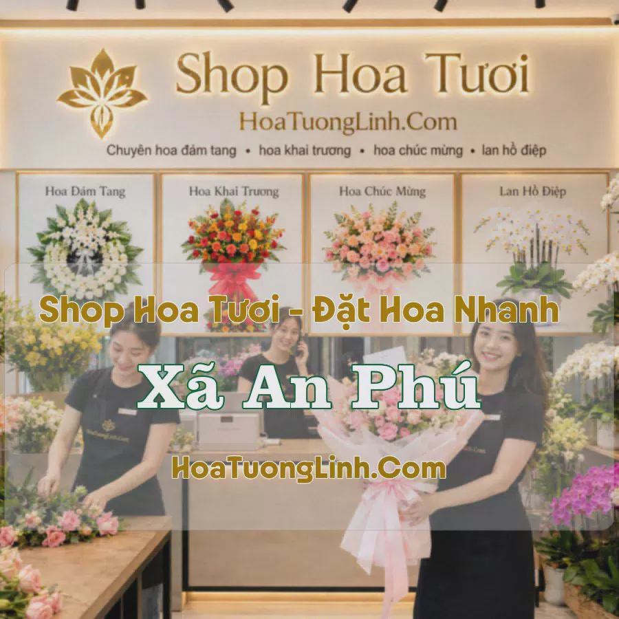 Tiệm Hoa Tươi Xã An Phú, An Giang - Đặt Hoa Online