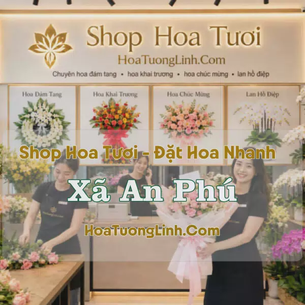 Tiệm Hoa Tươi Xã An Phú, An Giang - Đặt Hoa Online