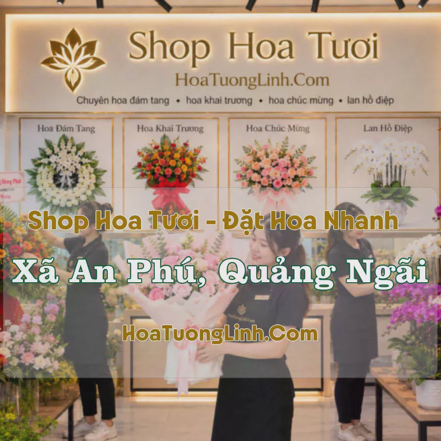 Cửa Hàng Hoa Tươi Xã An Phú, Quảng Ngãi - Tư Vấn Chọn Mẫu