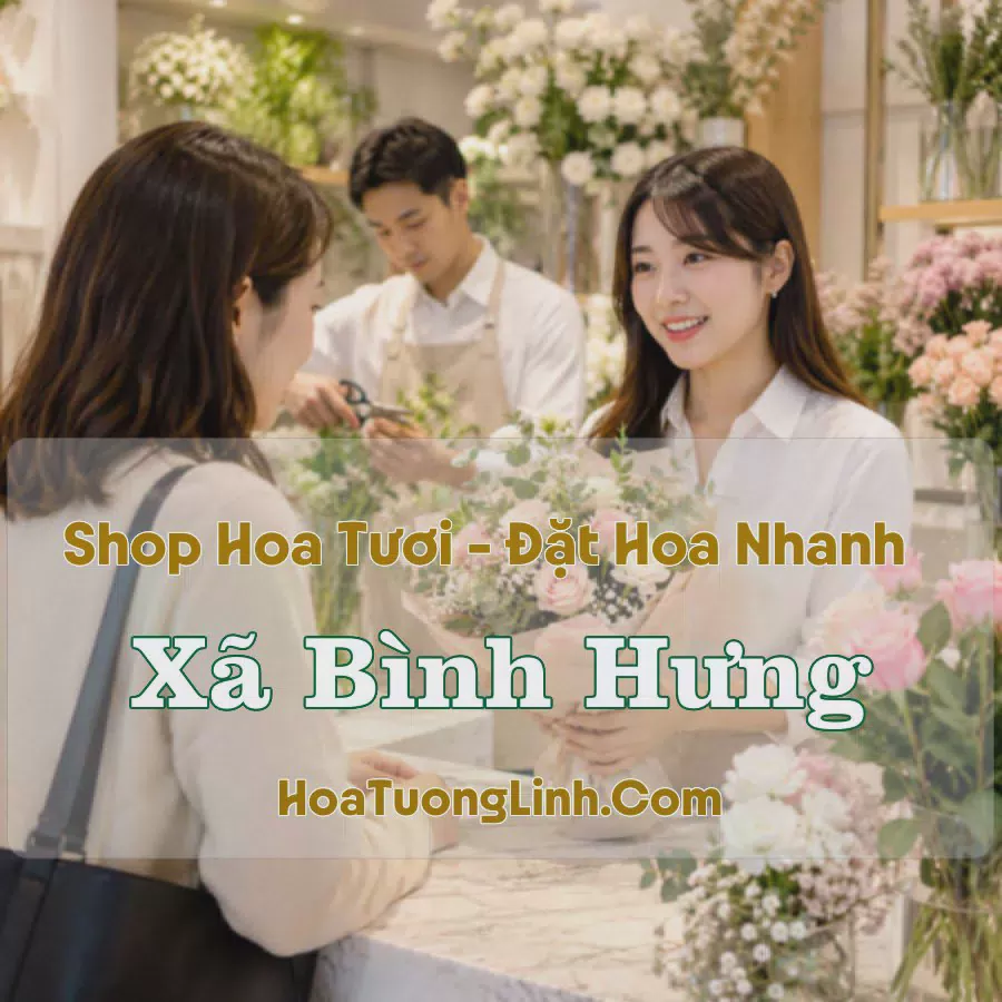 Cửa Hàng Hoa Tươi Xã Bình Hưng, TP.HCM