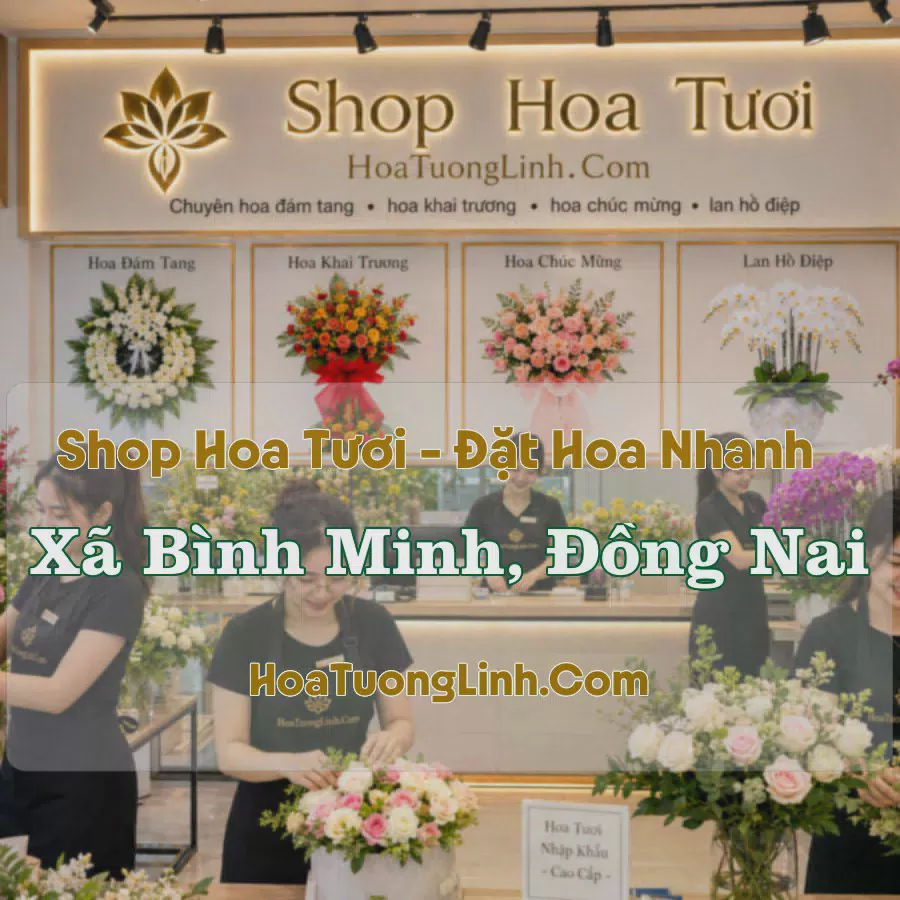Đặt Hoa Xã Bình Minh, Đồng Nai - Tư Vấn Mẫu Phù Hợp
