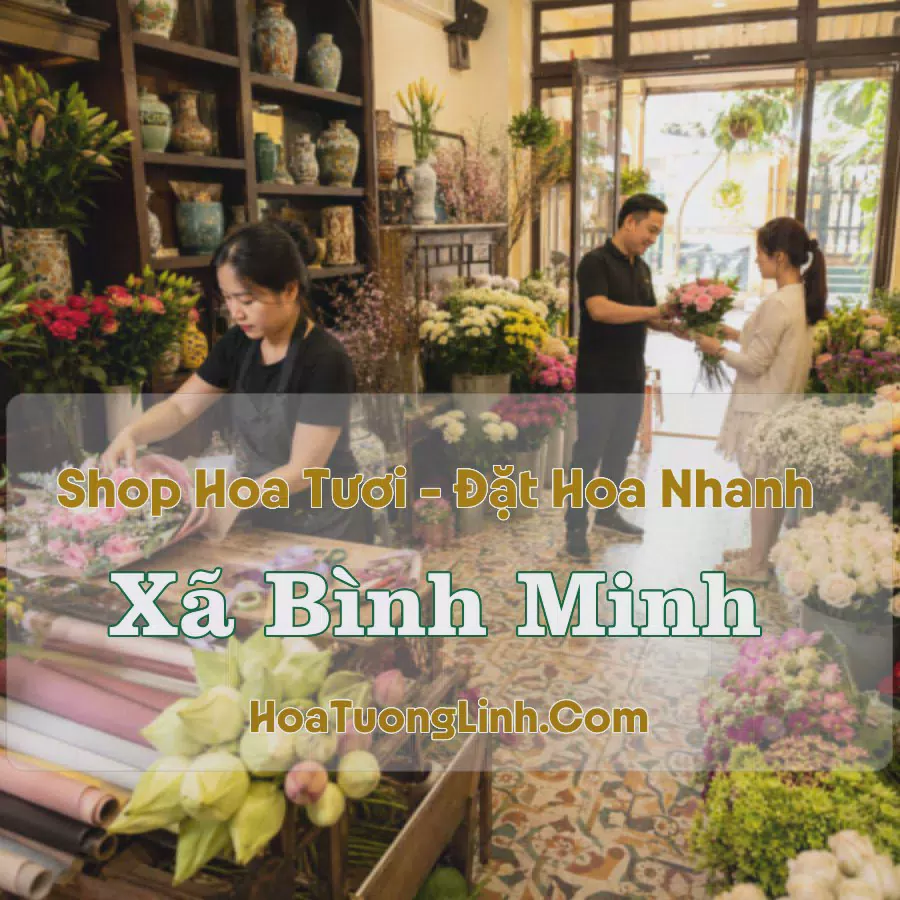 Cửa Hàng Hoa Tươi Xã Bình Minh , Hà Nội - Nhiều Mẫu Đẹp