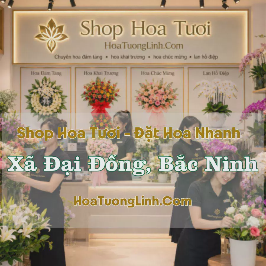 Đặt Hoa Xã Đại Đồng, Bắc Ninh - Tư Vấn Mẫu Phù Hợp