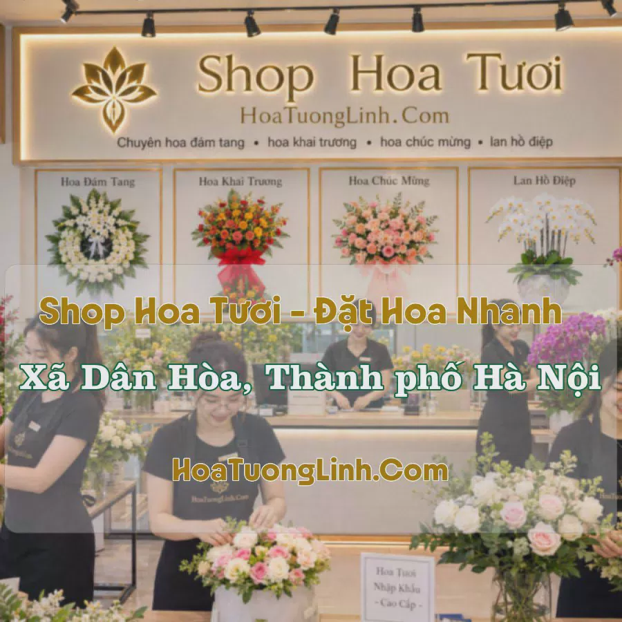 Tiệm Hoa Tươi Xã Dân Hòa, Hà Nội - Đặt Hoa Online