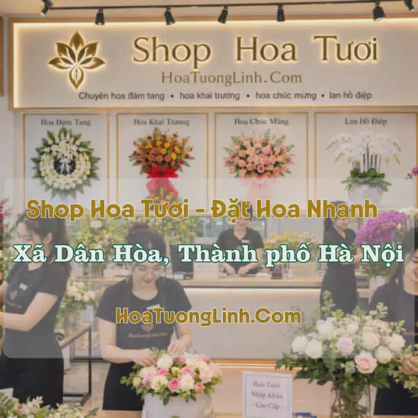 Tiệm Hoa Tươi Xã Dân Hòa, Hà Nội - Đặt Hoa Online