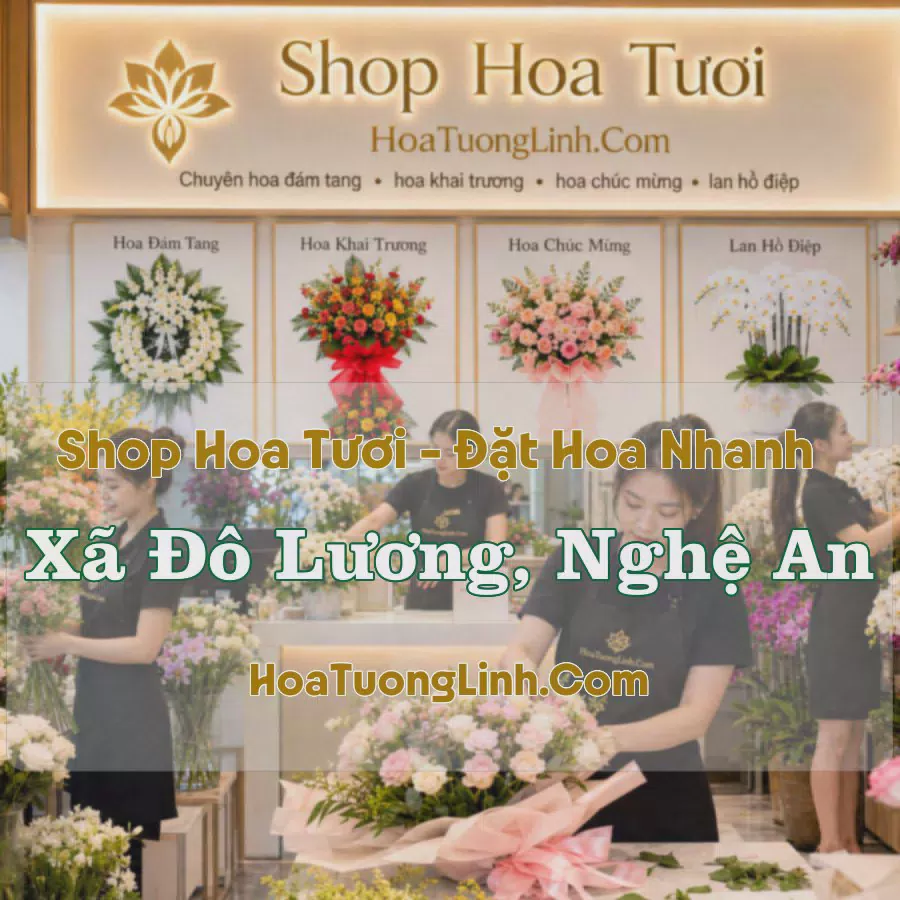 Giao Hoa Tươi Xã Đô Lương, Nghệ An - Liên Hệ Chọn Mẫu
