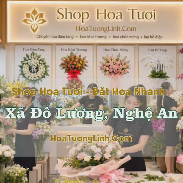 Giao Hoa Tươi Xã Đô Lương, Nghệ An - Liên Hệ Chọn Mẫu