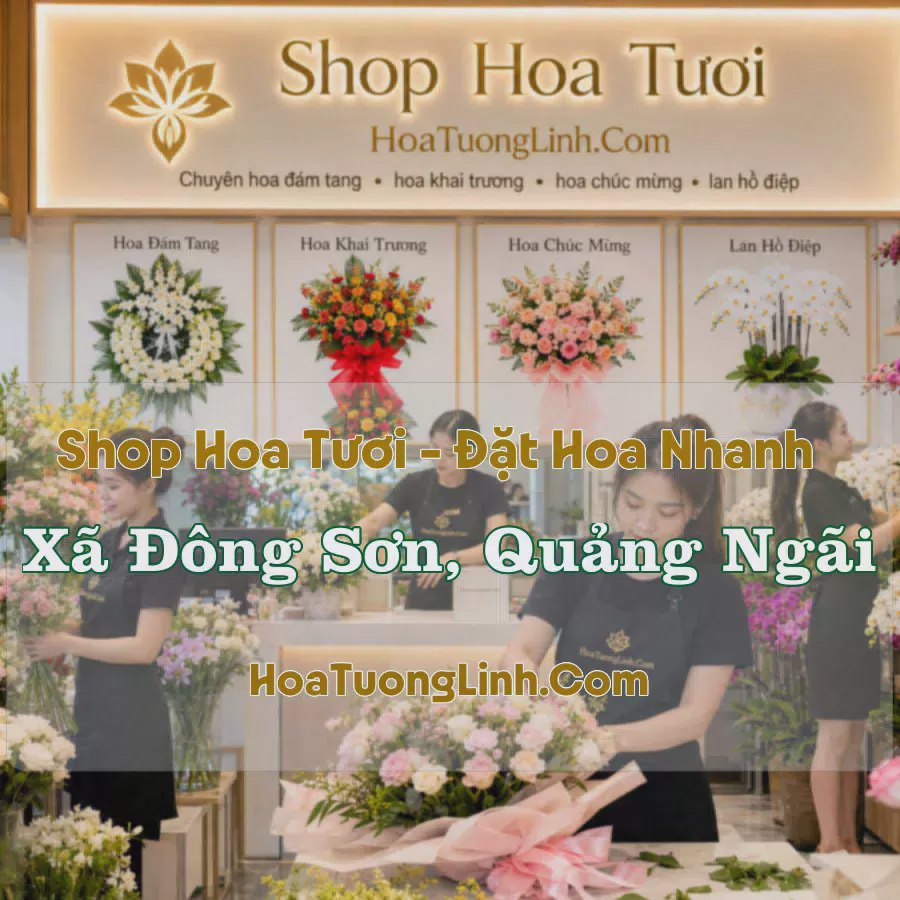 Giao Hoa Tươi Xã Đông Sơn, Quảng Ngãi - Liên Hệ Chọn Mẫu