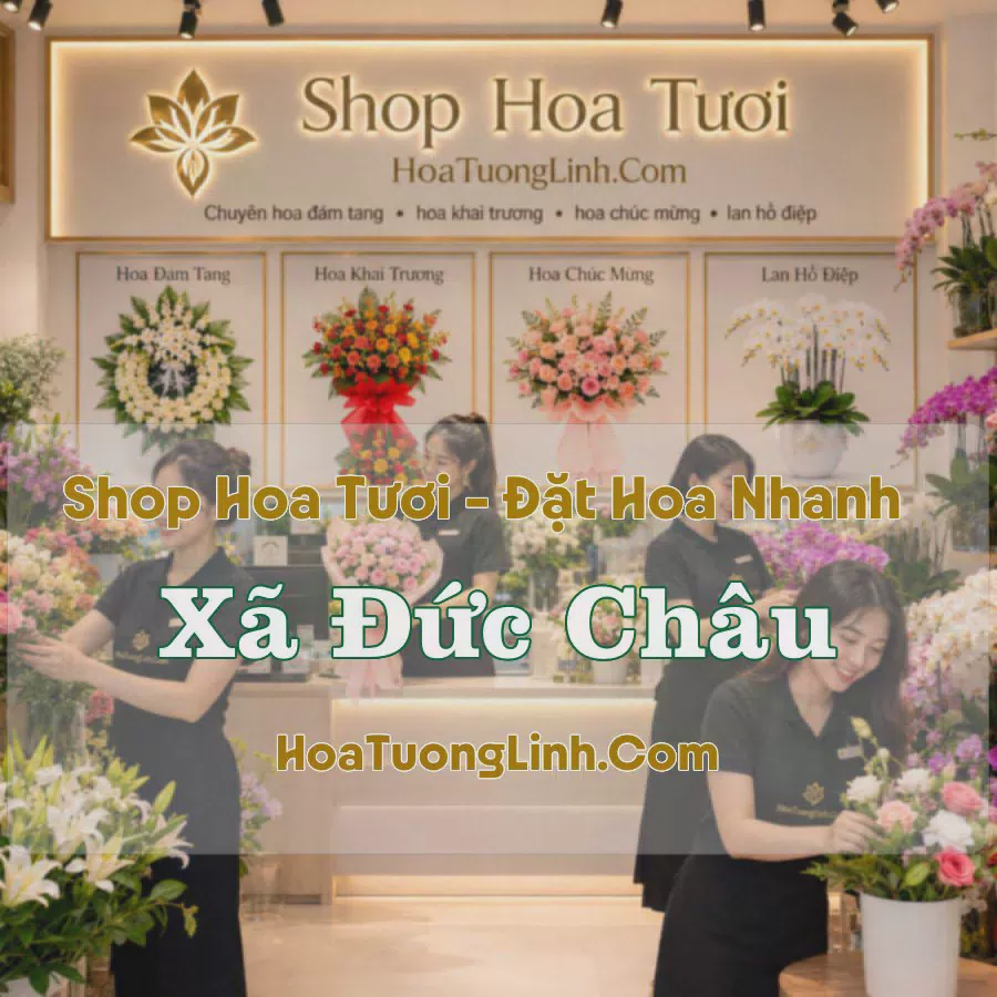 Tiệm Hoa Tươi Xã Đức Châu, Nghệ An - Đặt Hoa Online