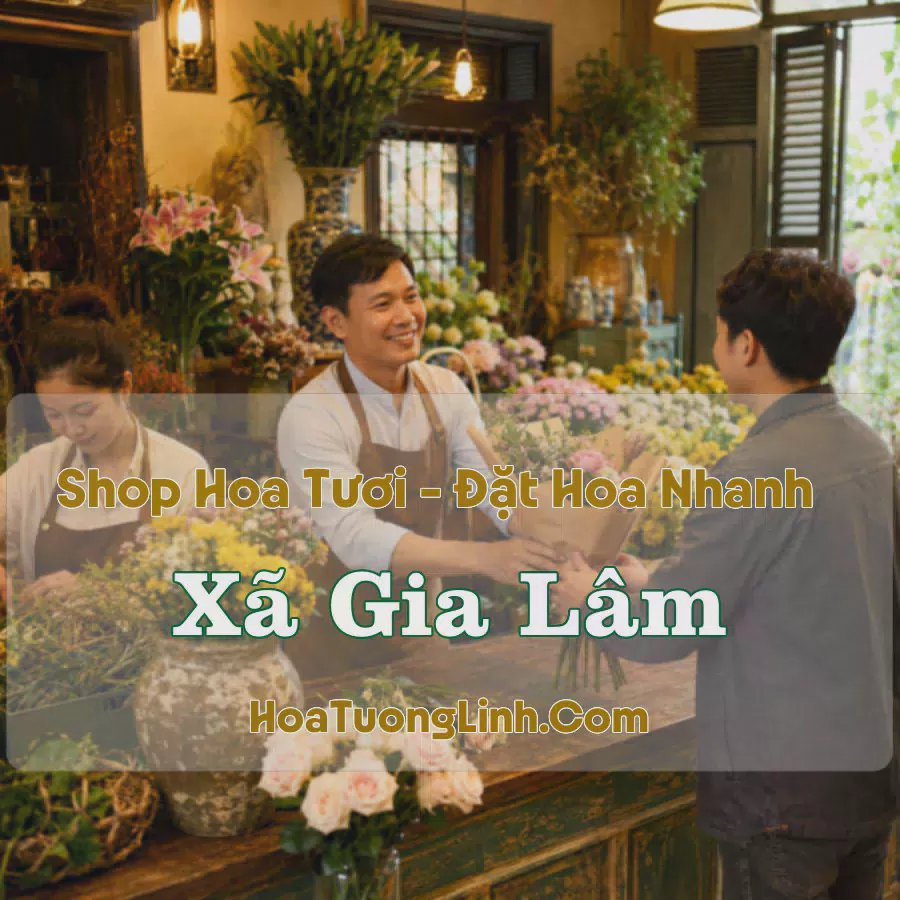 Tiệm Hoa Xã Gia Lâm, Hà Nội - Giao Nhanh