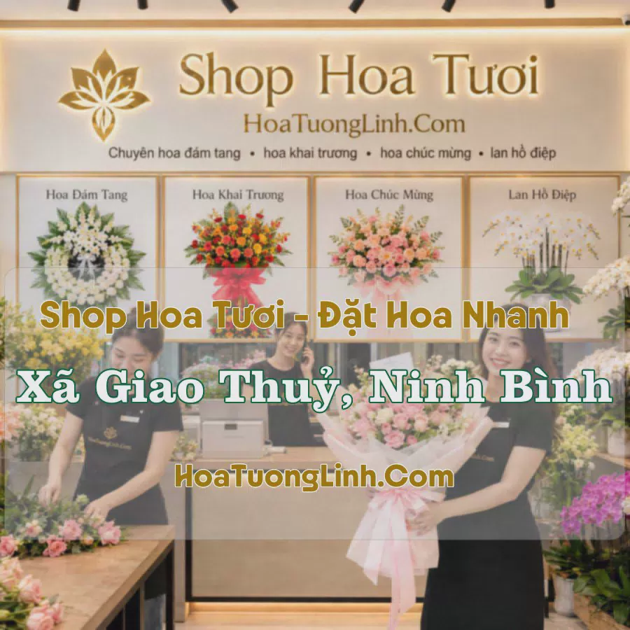Giao Hoa Tươi Xã Giao Thuỷ, Ninh Bình - Liên Hệ Chọn Mẫu