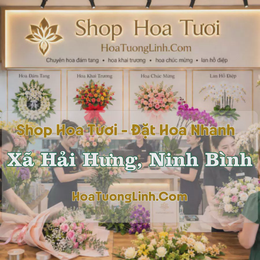 Shop Hoa Xã Hải Hưng, Ninh Bình - Nhiều Kiểu Dáng