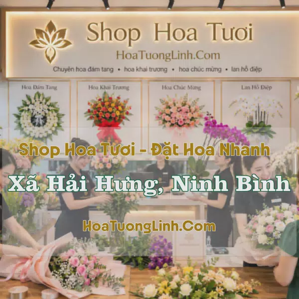 Shop Hoa Xã Hải Hưng, Ninh Bình - Nhiều Kiểu Dáng