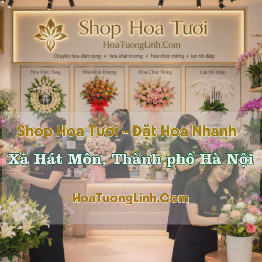 Cửa Hàng Hoa Tươi Xã Hát Môn, Hà Nội - Nhiều Mẫu Đẹp